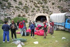 02 Unloading The Trucks At Kharta Tibet.jpg